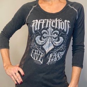 Affliction, 3/4 sleeve